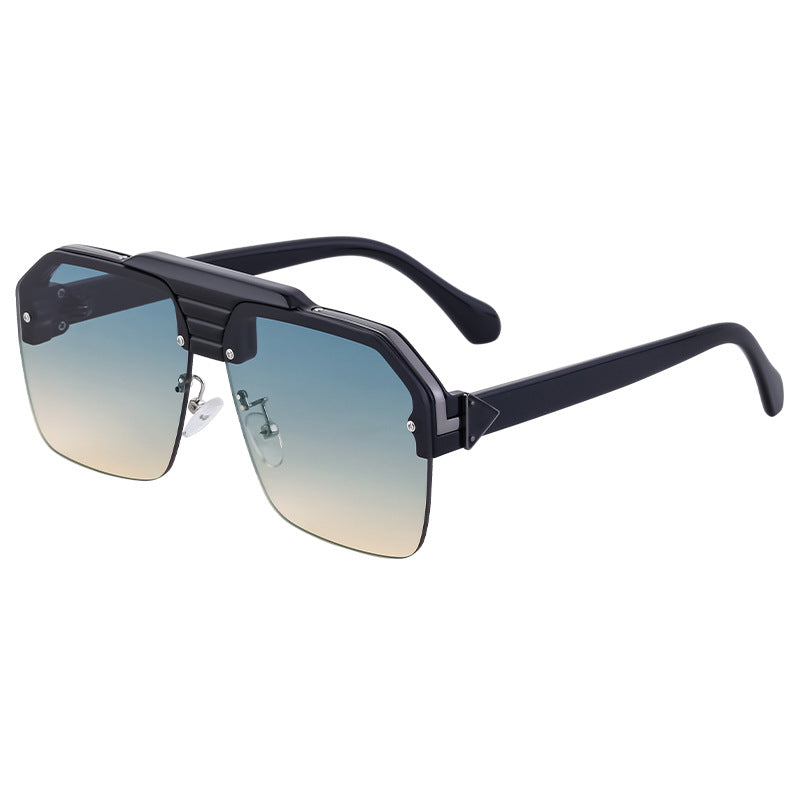 Wholesale Retro Punk Style Large Frame Sunglasses